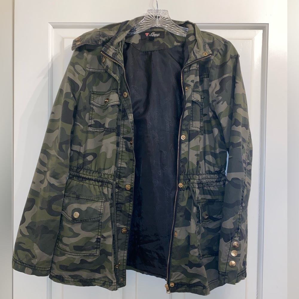 Guess Camo Hooded Jacket